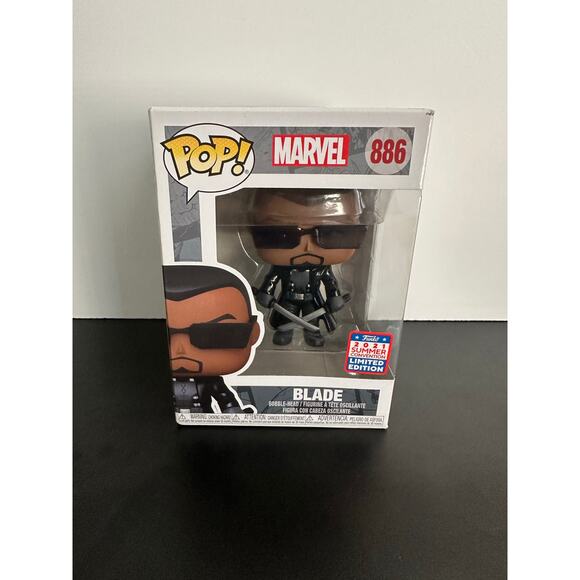 Blade #886 - Marvel Funko Pop [2021 Summer Convention Limited Edition] - Picture 1 of 7